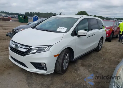 2020 Honda Odyssey Ex z USA, uszkodzony, nr VIN 5FNRL6H59LB072225
